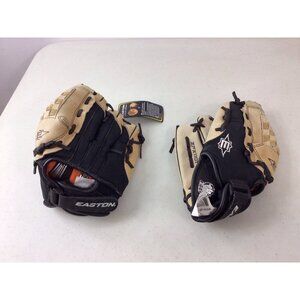 Easton Leather Baseball Gloves Set of 2 New